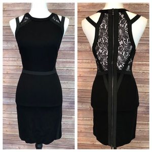 All Saints Kiro Lace Zip Up Dress